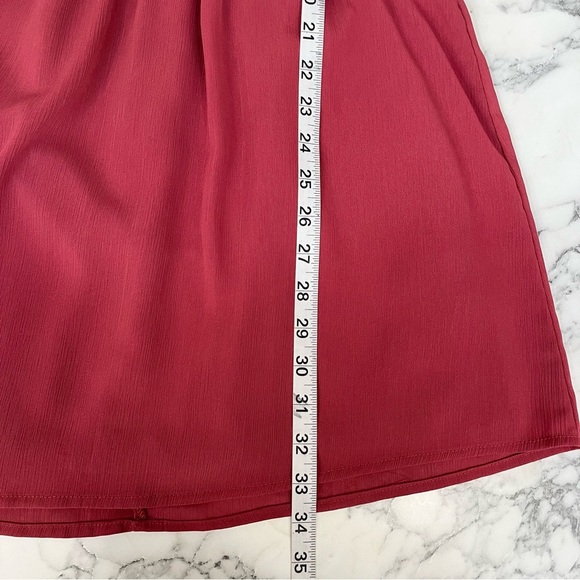 Autumn Bliss Rusty Rose Long Sleeve Cutout Mini Dress Rusty Rose Small - Picture 11 of 16